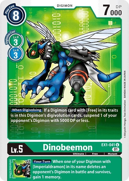 Image for Dinobeemon - Digimon Card Game