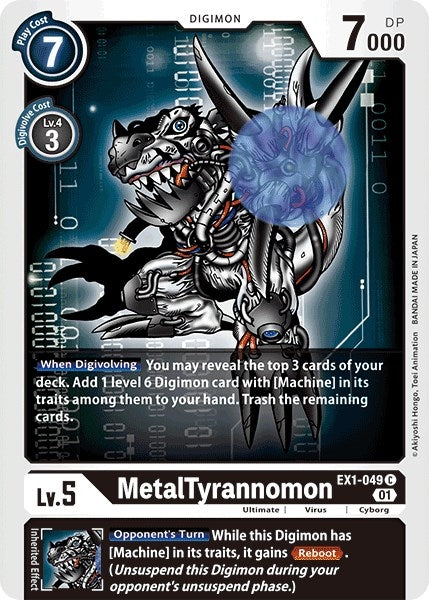 Image for MetalTyrannomon - Digimon Card Game