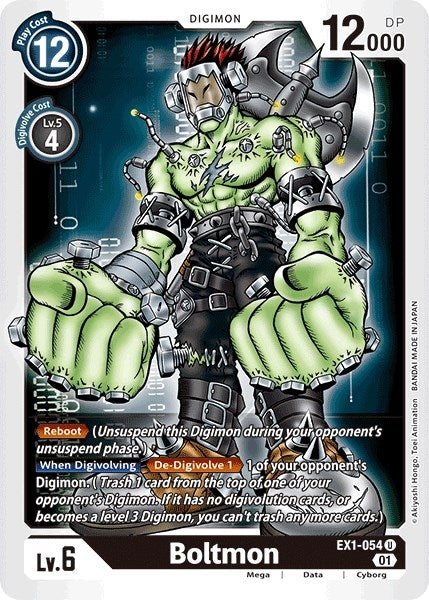 Image for Boltmon - Digimon Card Game