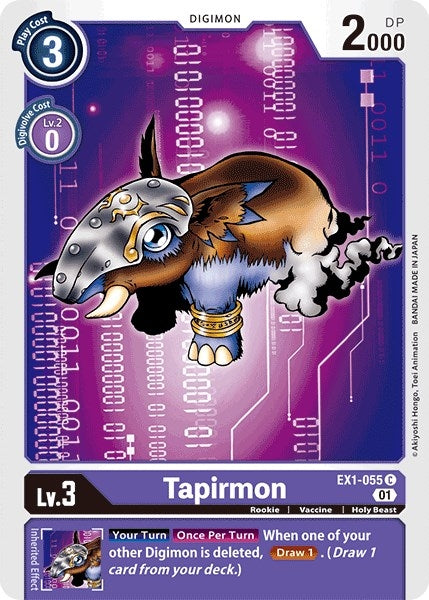 Image for Tapirmon - Digimon Card Game