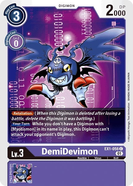 Image for DemiDevimon - Digimon Card Game