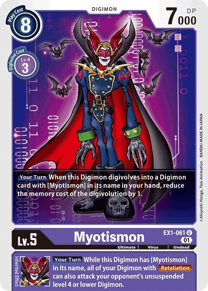 Image for Myotismon - Digimon Card Game