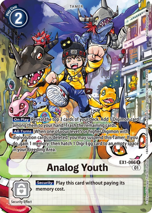 Image for Analog Youth (Alternate Art) - Digimon Card Game