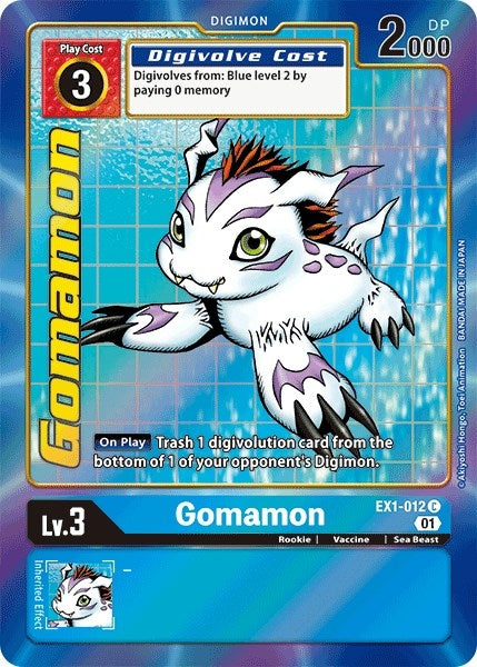Image for Gomamon (Alternate Art) - Digimon Card Game