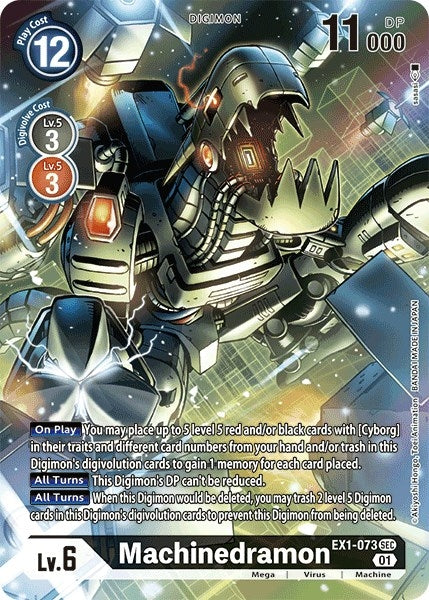 Image for Machinedramon (Alternate Art) - Digimon Card Game