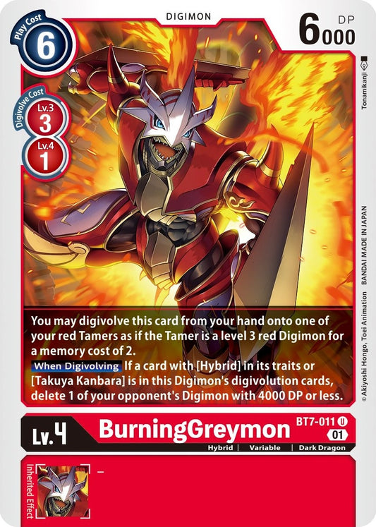 Image for BurningGreymon - Digimon Card Game
