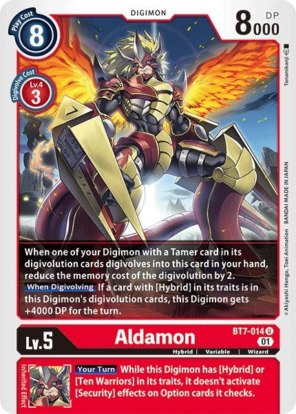 Image for Aldamon - Digimon Card Game
