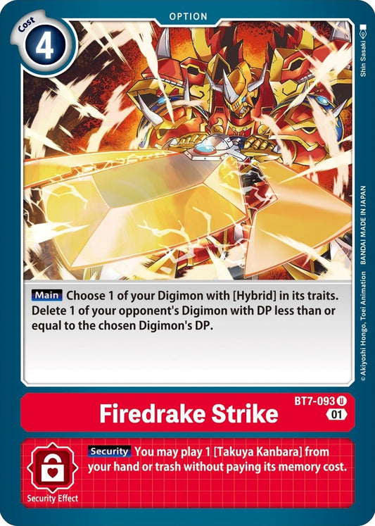 Image for Firedrake Strike - Digimon Card Game