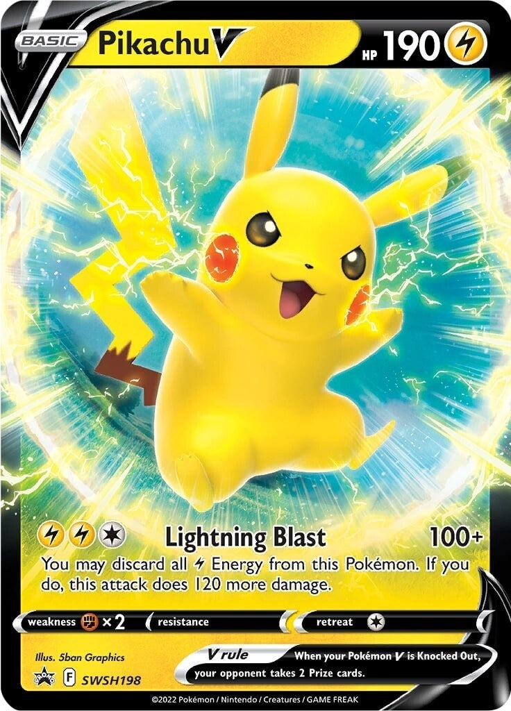 Image for Pikachu V - SWSH198 - Pokemon