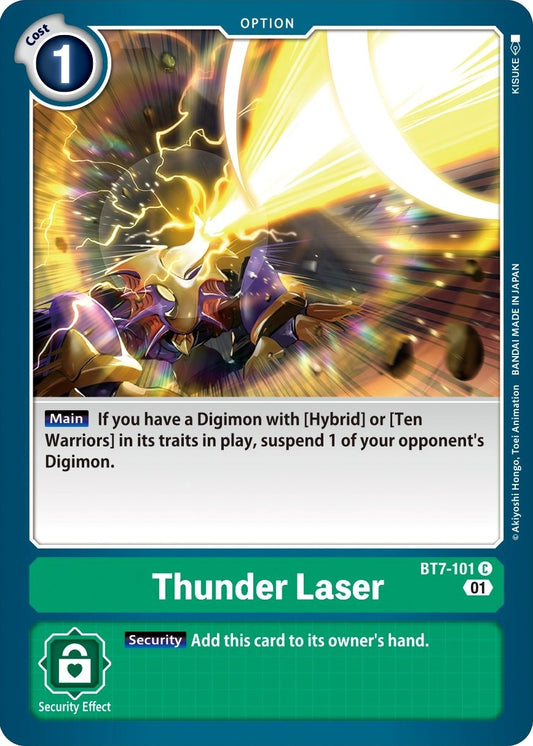 Image for Thunder Laser - Digimon Card Game