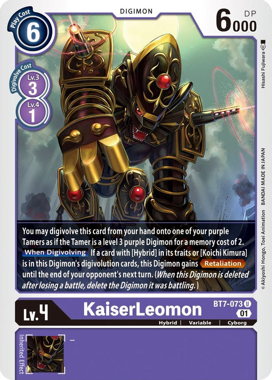 Image for KaiserLeomon - Digimon Card Game