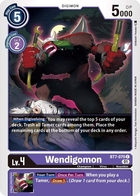 Image for Wendigomon - Digimon Card Game