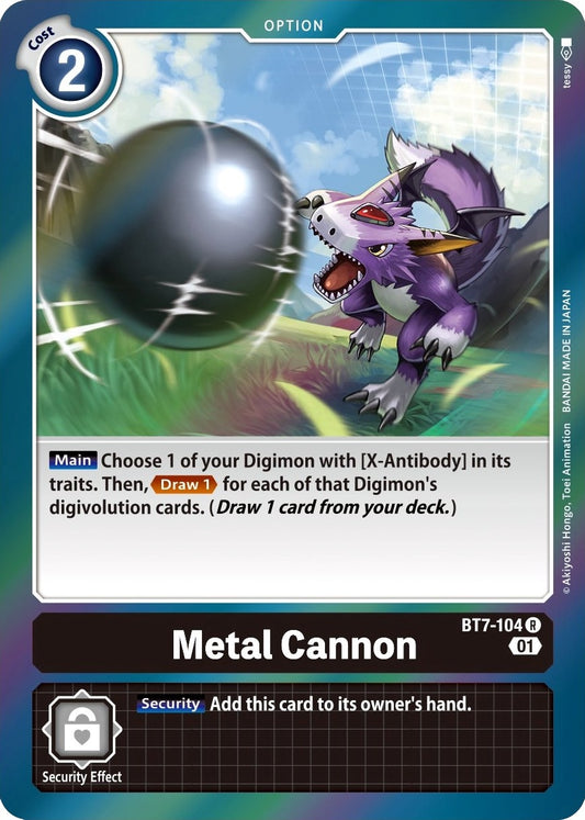 Image for Metal Cannon - Digimon Card Game