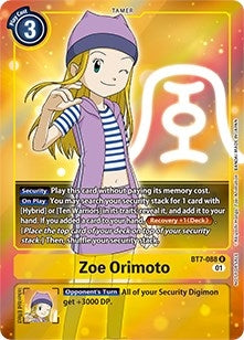 Image for Zoe Orimoto (Box Topper) - Digimon Card Game