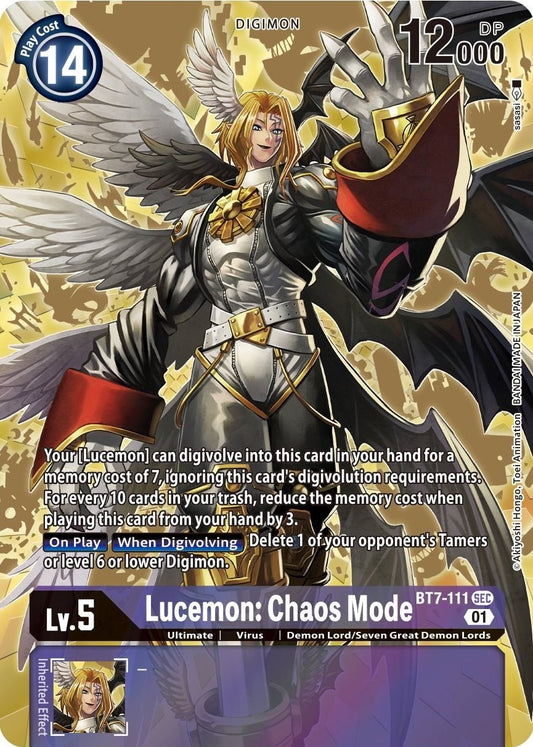 Image for Lucemon: Chaos Mode (Alternate Art) - Digimon Card Game