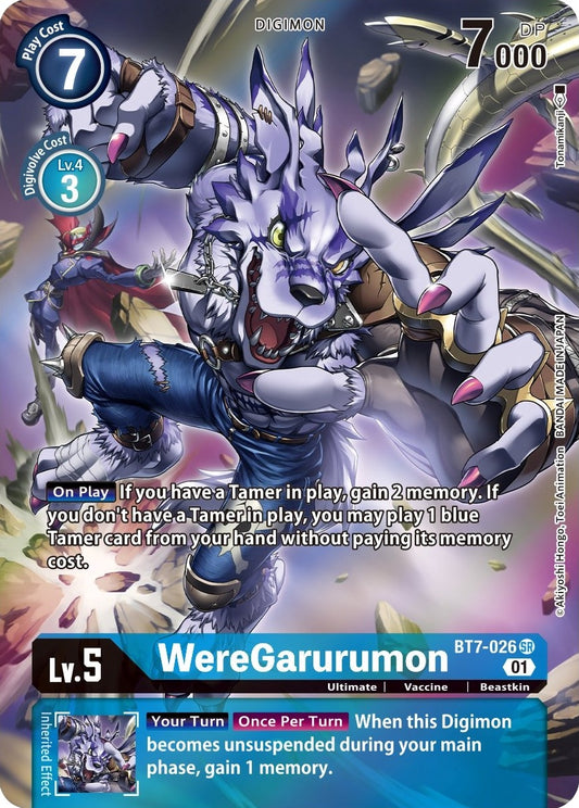 Image for WereGarurumon (Alternate Art) - Digimon Card Game