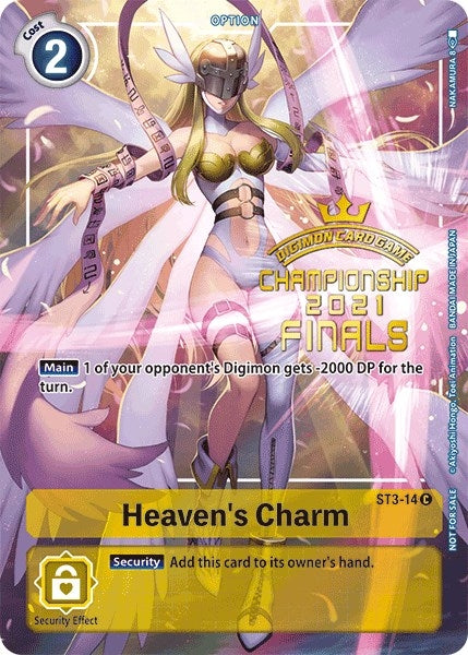 Image for Heaven's Charm (2021 Championship Finals Tamer's Evolution Pack) - Digimon Card Game