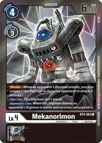 Image for Mekanorimon (Event Pack 2) - Digimon Card Game