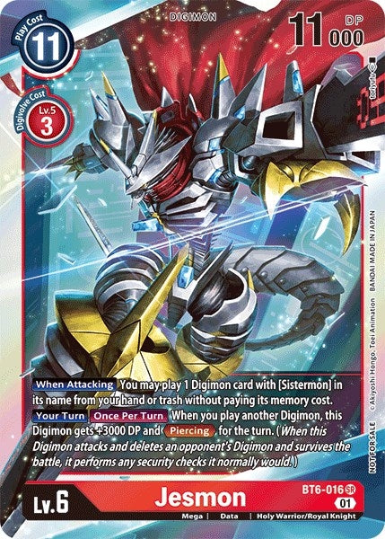 Image for Jesmon (Event Pack 2) - Digimon Card Game