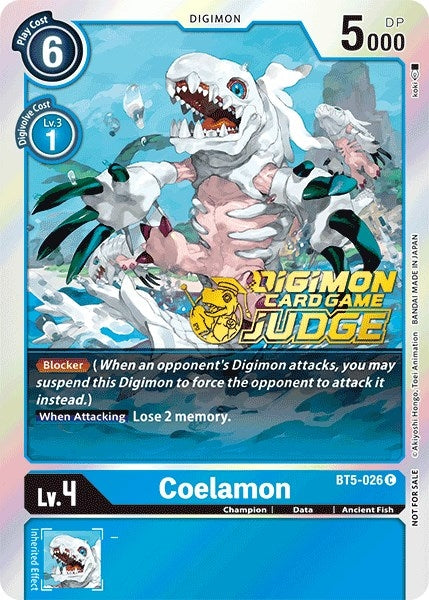 Image for Coelamon (Judge Pack 1) - Digimon Card Game