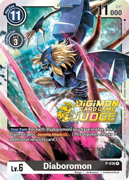 Image for Diaboromon - P-016 (Judge Pack 1) - Digimon Card Game