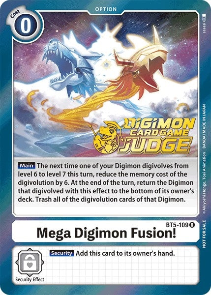 Image for Mega Digimon Fusion! (Judge Pack 1) - Digimon Card Game