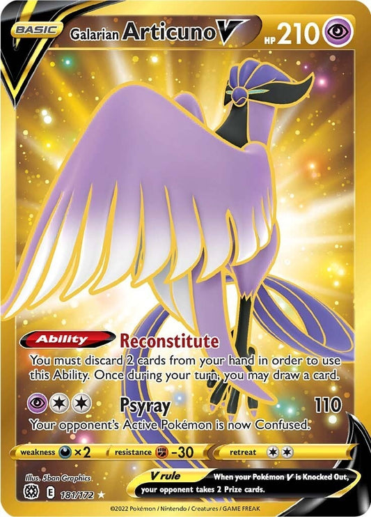 Image for Galarian Articuno V (Secret) - Pokemon