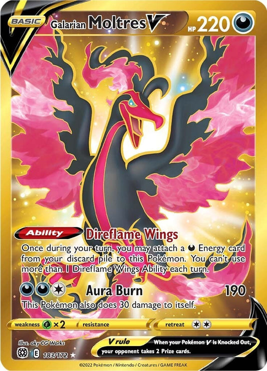 Image for Galarian Moltres V (Secret) - Pokemon