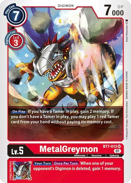 Image for MetalGreymon - Digimon Card Game