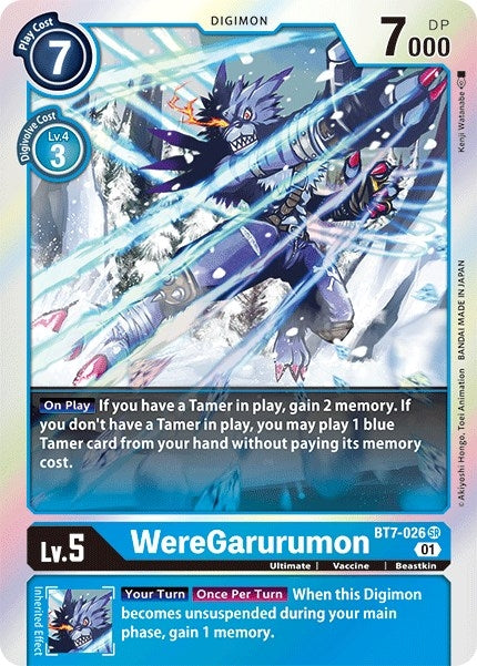 Image for WereGarurumon - Digimon Card Game