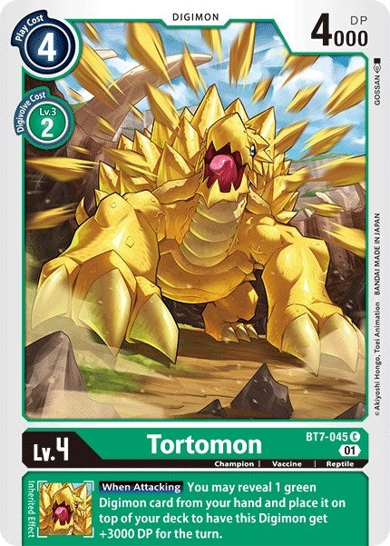Image for Tortomon - Digimon Card Game