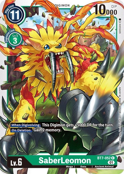 Image for SaberLeomon - Digimon Card Game