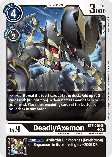 Image for DeadlyAxemon - Digimon Card Game