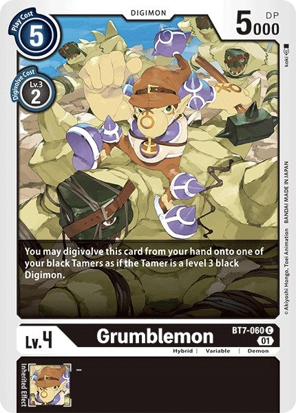 Image for Grumblemon - Digimon Card Game