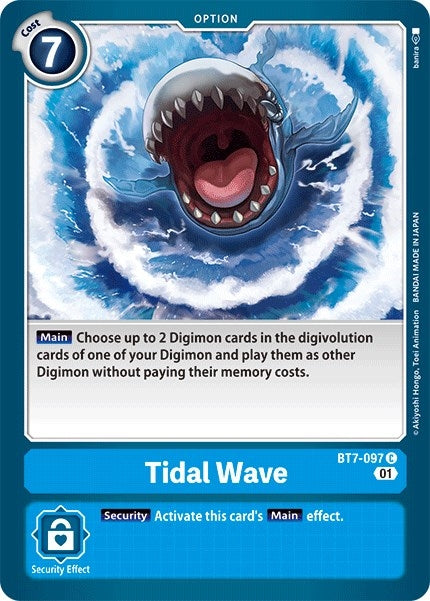 Image for Tidal Wave - Digimon Card Game