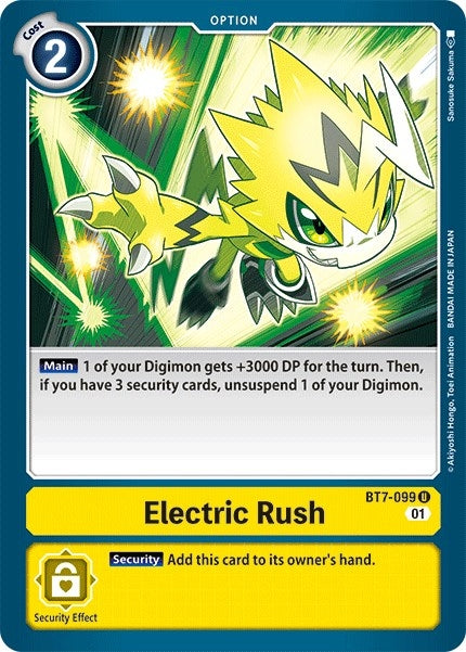 Image for Electric Rush - Digimon Card Game