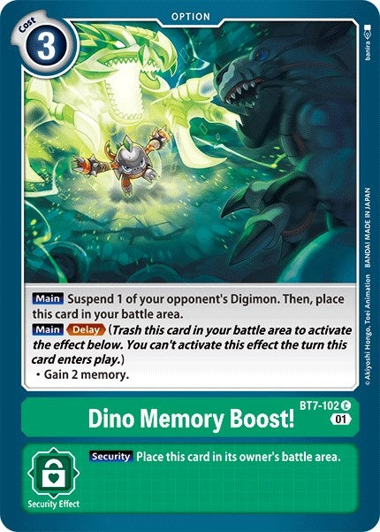 Image for Dino Memory Boost! - Digimon Card Game