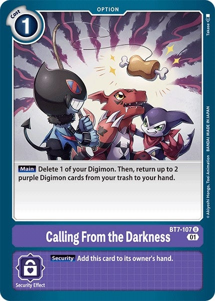 Image for Calling From the Darkness - Digimon Card Game