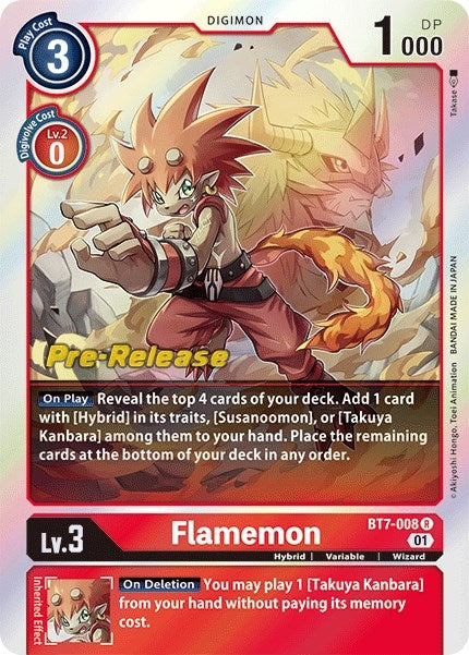 Image for Flamemon - Digimon Card Game