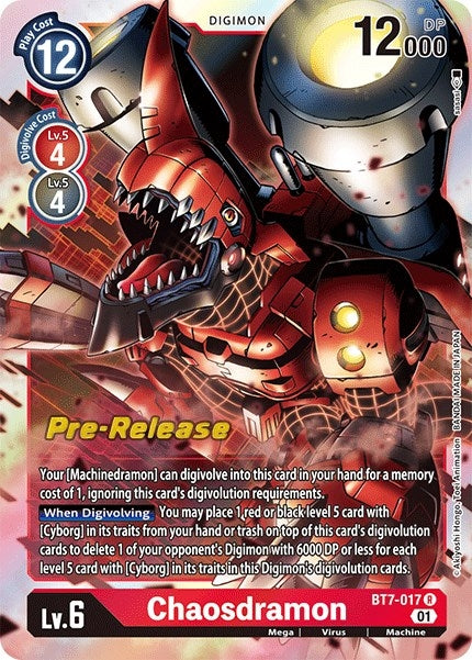 Image for Chaosdramon - Digimon Card Game