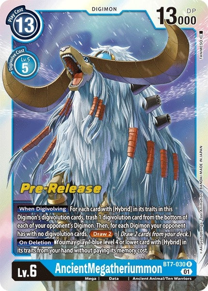 Image for AncientMegatheriummon - Digimon Card Game
