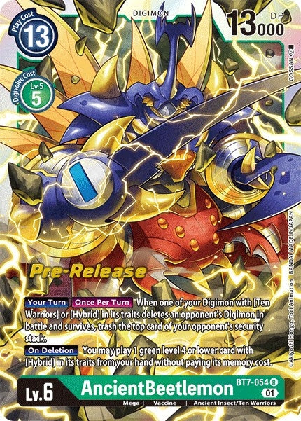 Image for AncientBeetlemon - Digimon Card Game