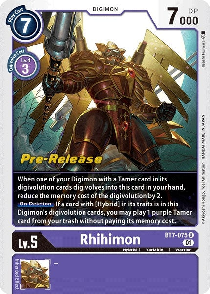Image for Rhihimon - Digimon Card Game
