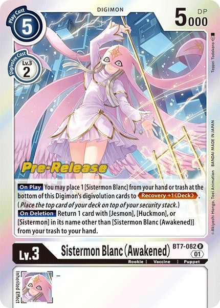Image for Sistermon Blanc (Awakened) - Digimon Card Game