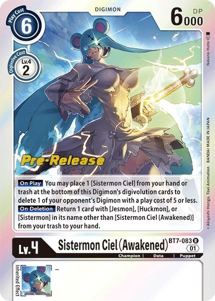 Image for Sistermon Ciel (Awakened) - Digimon Card Game