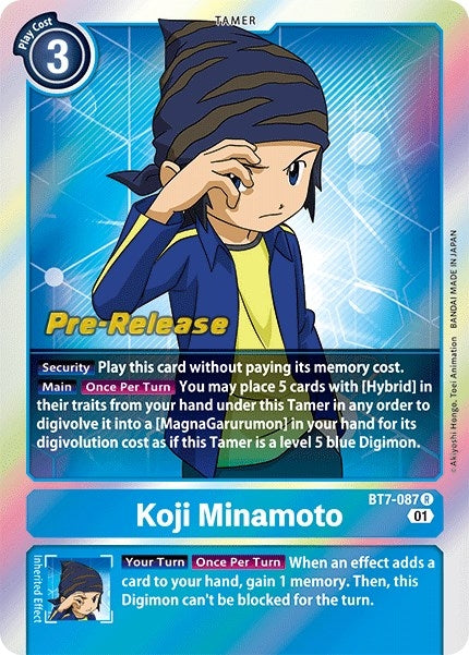 Image for Koji Minamoto - Digimon Card Game