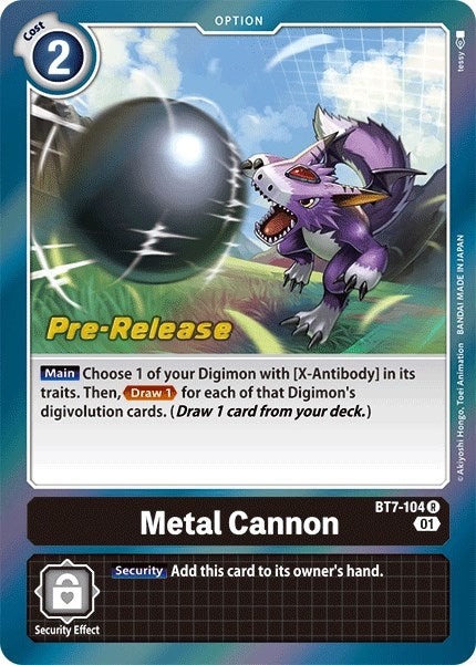 Image for Metal Cannon - Digimon Card Game