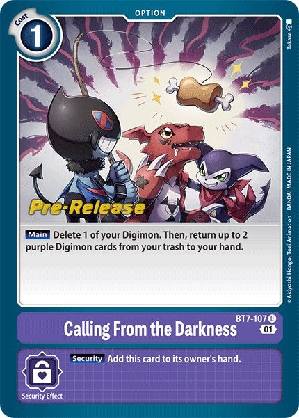 Image for Calling From the Darkness - Digimon Card Game