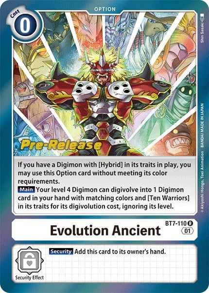 Image for Evolution Ancient - Digimon Card Game