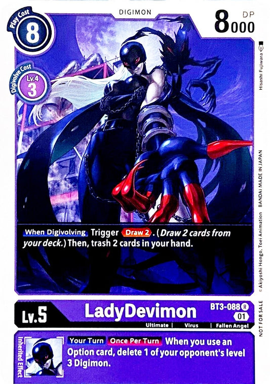Image for LadyDevimon - BT3-088 (Official Tournament Pack Vol.4) - Digimon Card Game